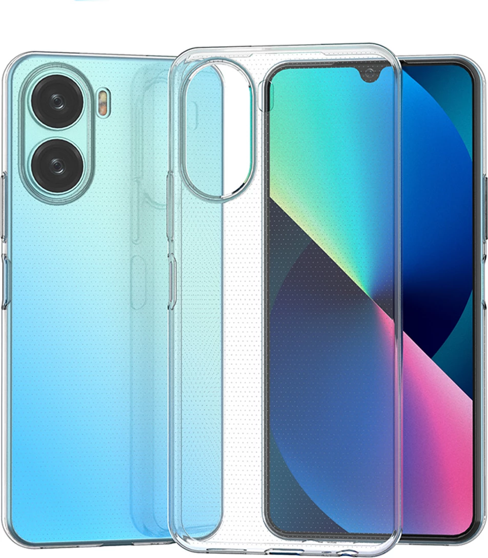 Mbështjellës Hurtel Ultra Clear 0.5mm për Vivo Y16 / Vivo Y02s, Transparent