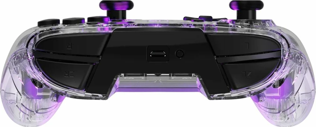 Kontrollor wireless PDP Afterglow Wireless Deluxe për Nintendo Switch, RGB, transparent