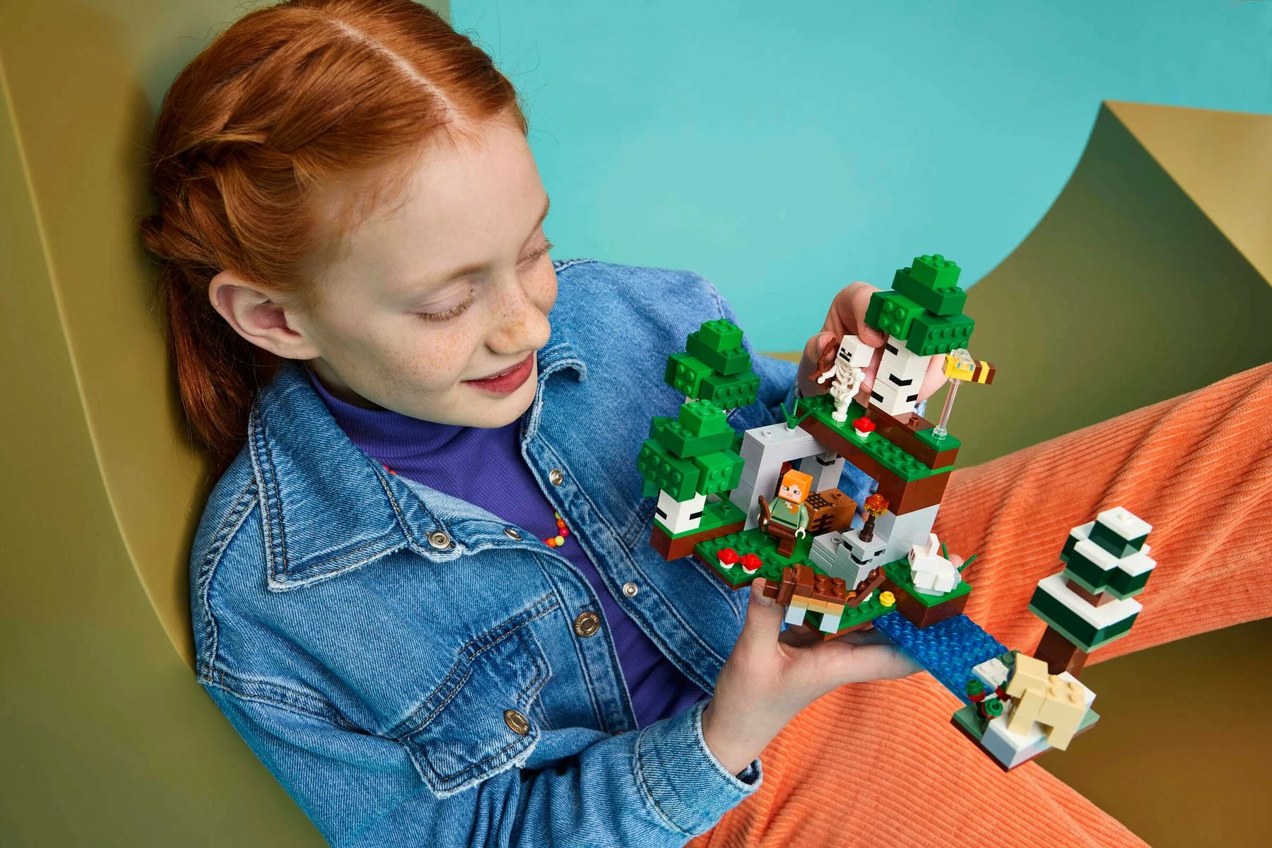 Set LEGO Minecraft LEGO First Night Adventure 21593, 301 pjesë (8+)