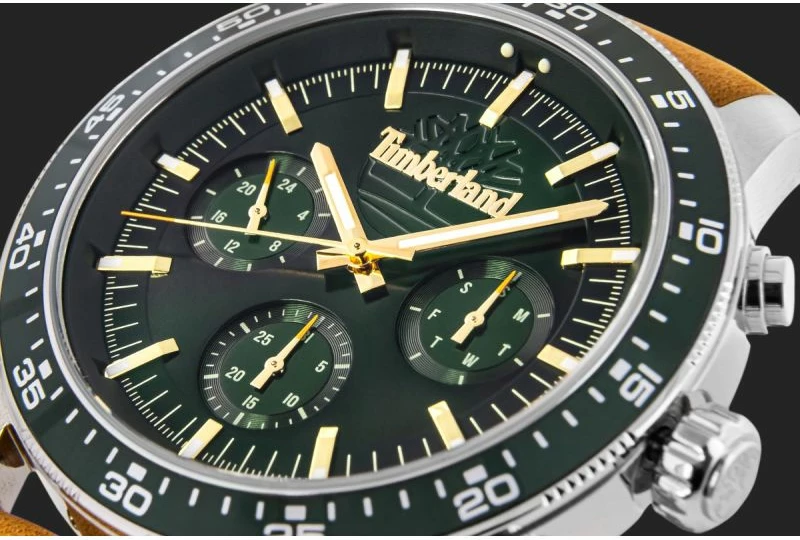 Orë dore meshkuj Timberland Parkman TDWGF0029001, e gjelbër, set me çantë