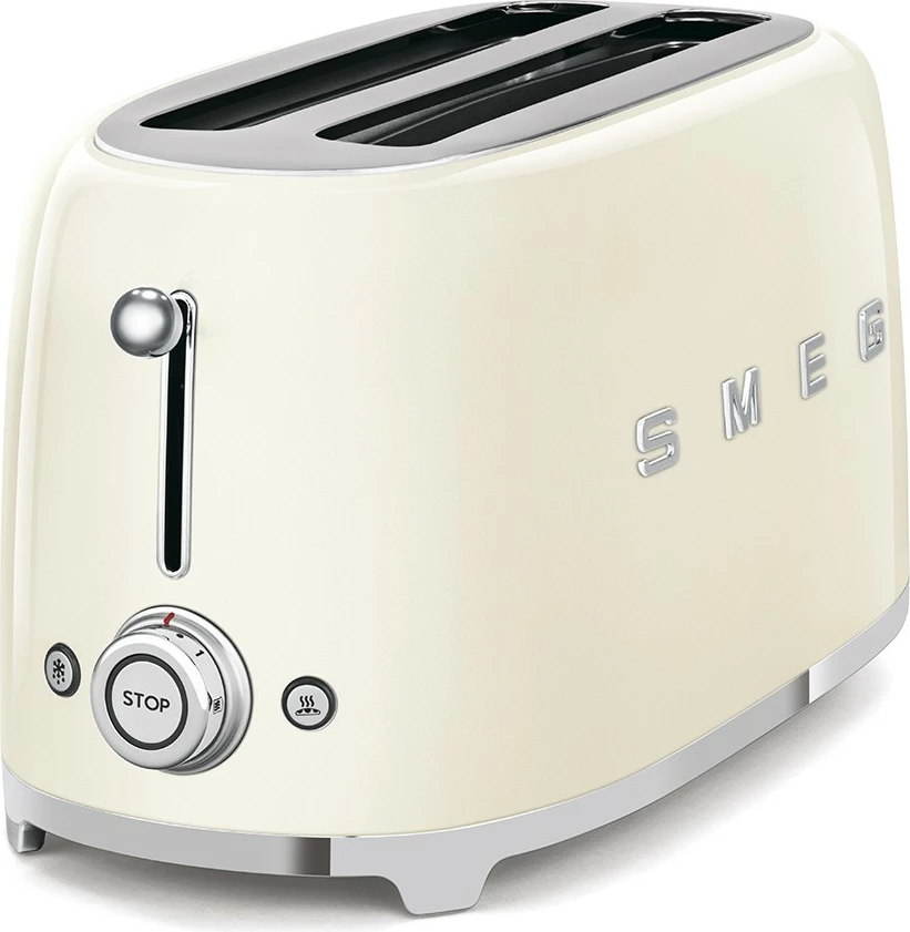 Tostier Smeg TSF02CREU, 4 feta, 1500W, krem