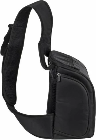 Çantë sling për kamerë DSLR RivaCase 7470, poliestër, me rain cover, e zezë
