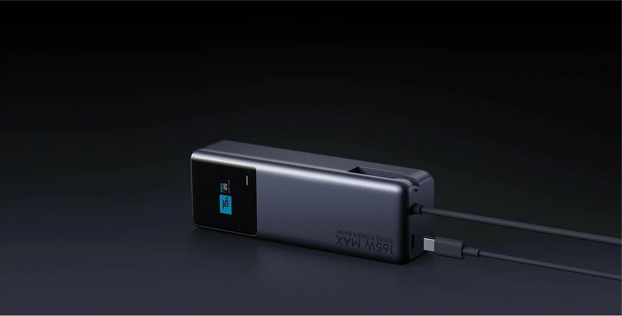 Powerbank Xiaomi Mi Power Bank GL 10000mAh 165W, gri