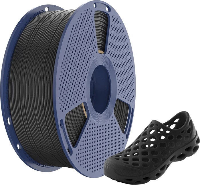 Filament TPU për printim 3D Sunlu TPU 95A (TPU 95A B), 1.75 mm, 1 kg, i zi
