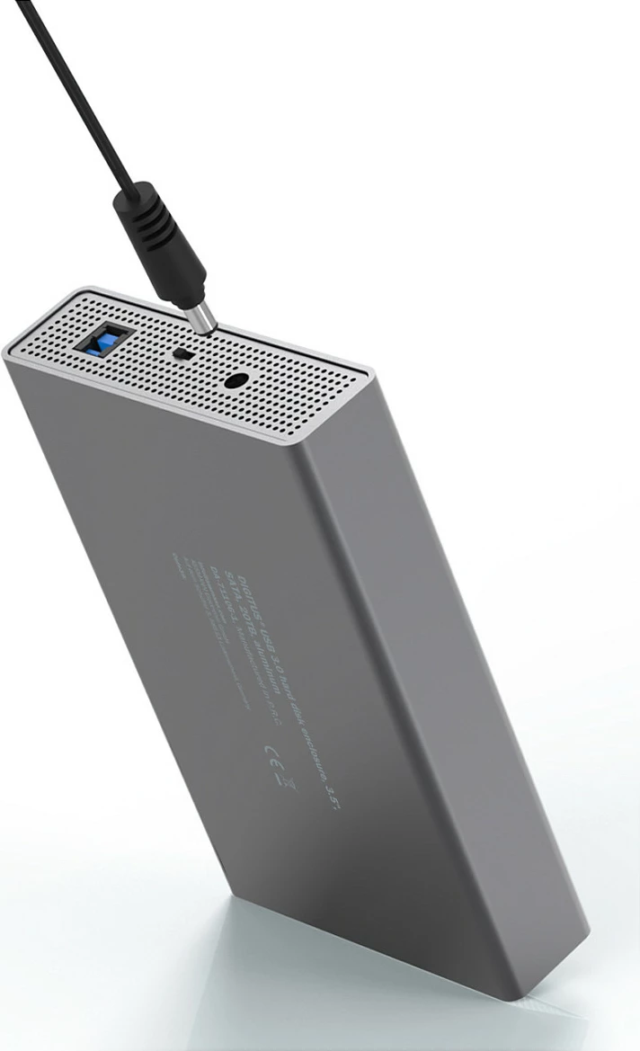 Kasë për HDD/SSD Digitus USB 3.0/3.2 Gen 1, SATA 2.5/3.5, Alumini