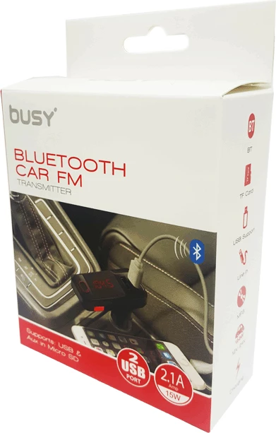 Transmetues i FM me Bluetooth