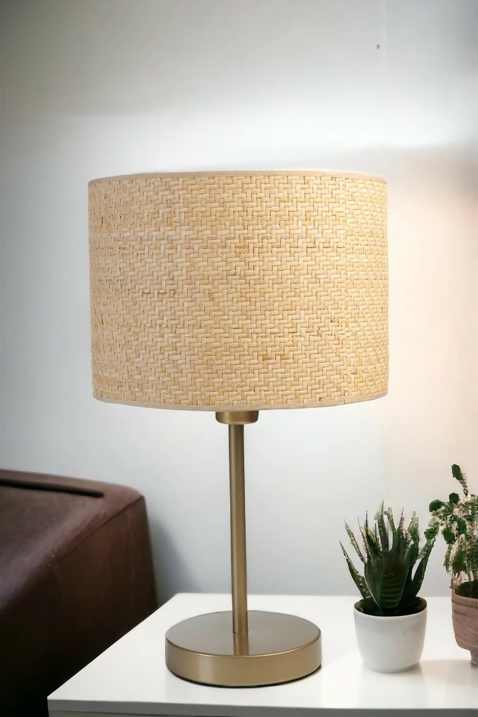 Llambë tavoline Opviq, ngjyrë ari dhe krem, 8852-3