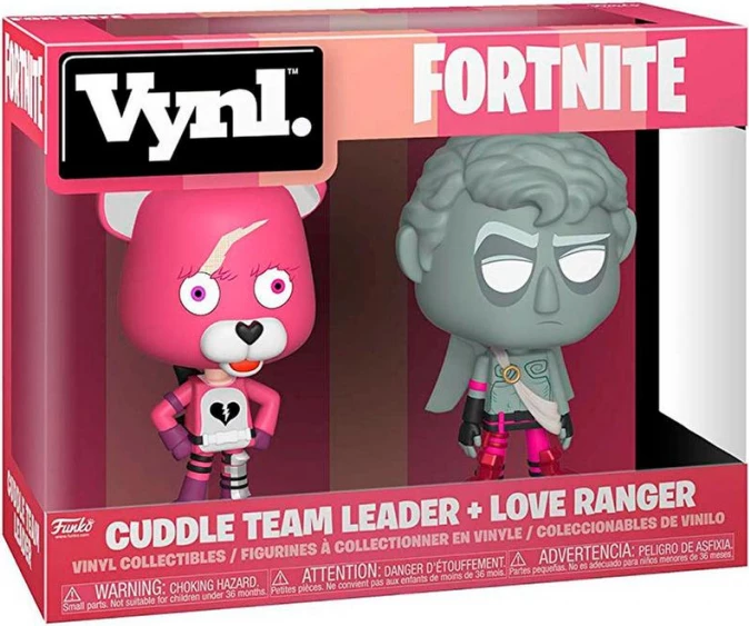Figurinë koleksionuese Funko Pop Fortnite Cuddle Team Leader + Love Ranger, set 2 copë