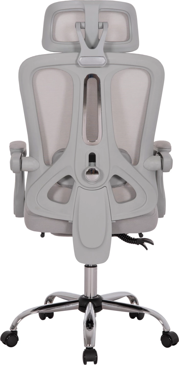 Karrige zyre BARNET, rrjetë gri, kornizë najloni gri, FH18258.02, 61x62x123cm