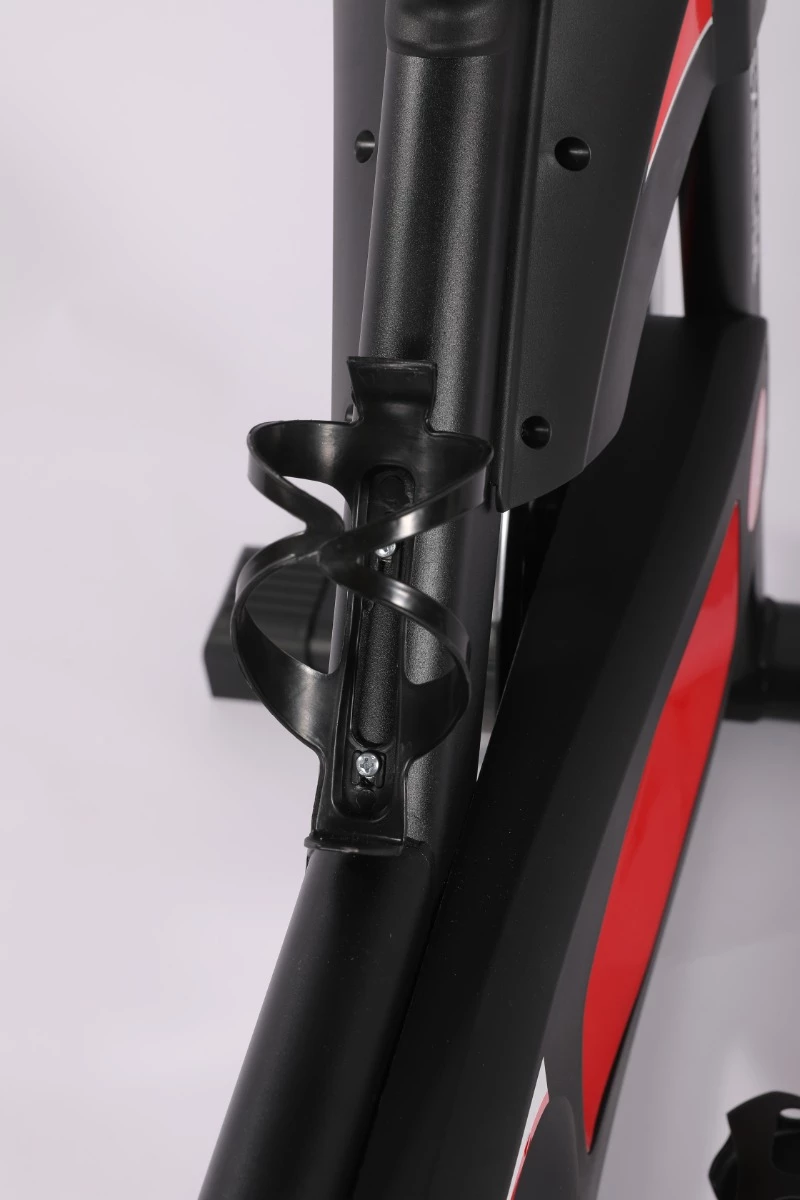 Biçikletë statike indoor ART.IS sport AS1 (AS8723), rrotë fluturimi 6 kg, Bluetooth Kinomap/Zwift, ngarkesë max 120 kg, e zezë/kuqe