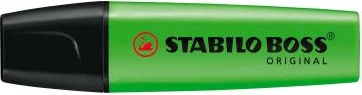 Marker theksues, Stabilo, BOSS Original 70/33, 2 mm dhe 5 mm, i rimbushëm, Anti-Dry-Out 4 orë, gjelbër