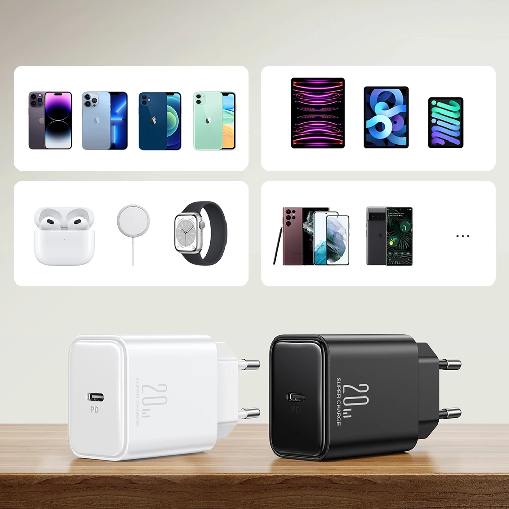 Karikues muri Joyroom JR-TCF06, USB-C, 20W, i zi