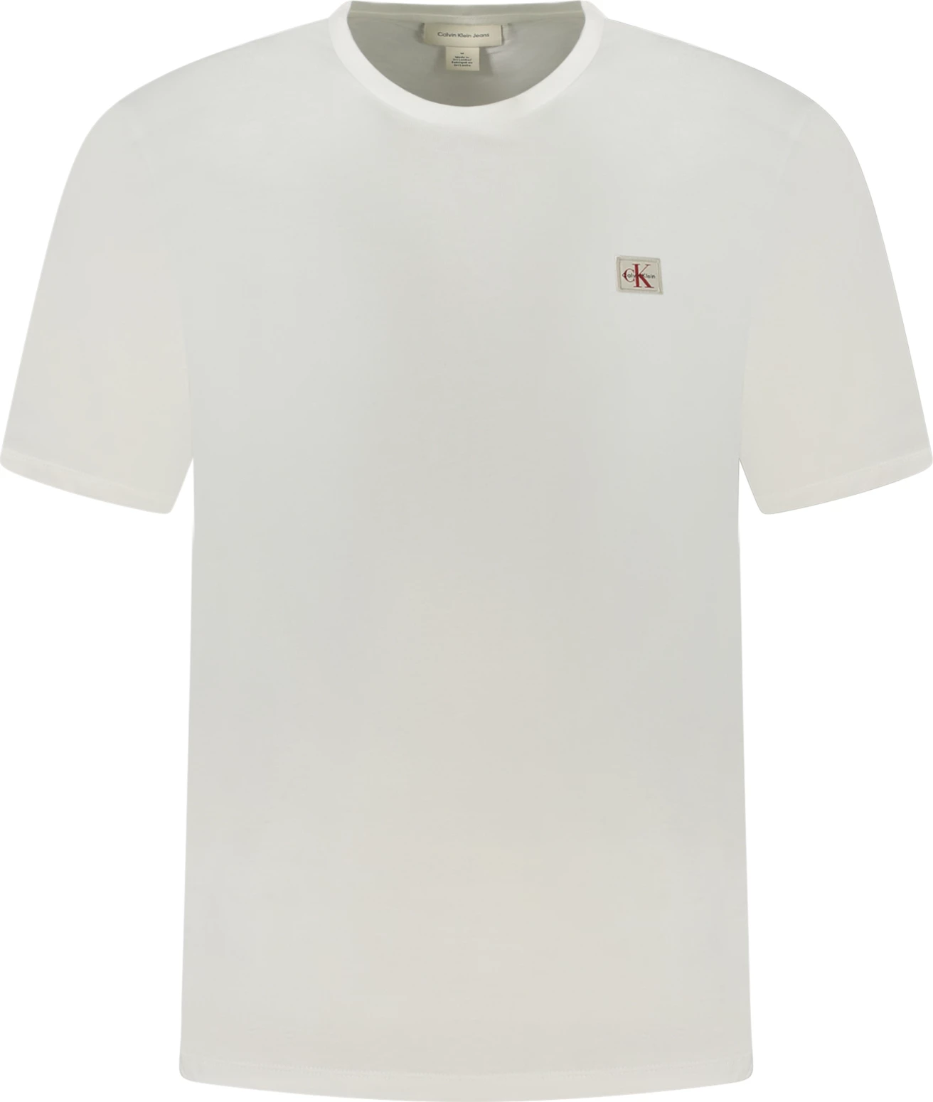 Maicë për meshkuj Calvin Klein, e bardhë