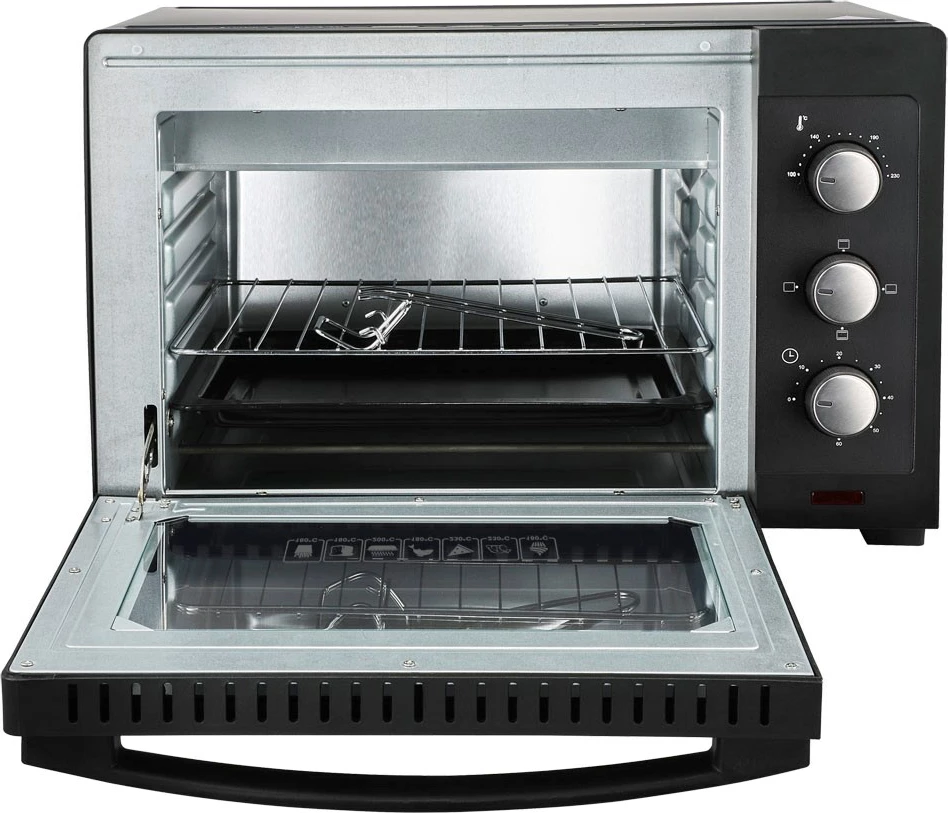 Mini furrë Esperanza EKO008N, 20 litra, 1280 W, e zezë