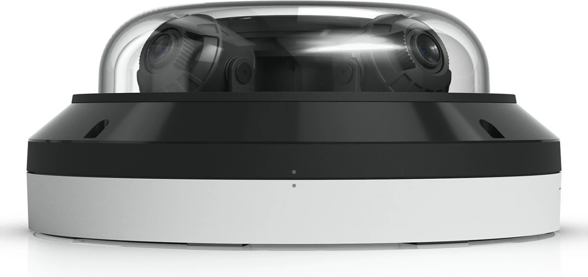Kamerë IP Ubiquiti UVC-AI-MS-4-W, 4K 360°, Dome, MicroSD, Gigabit Ethernet, IP66 IK10, bardhë/zezë