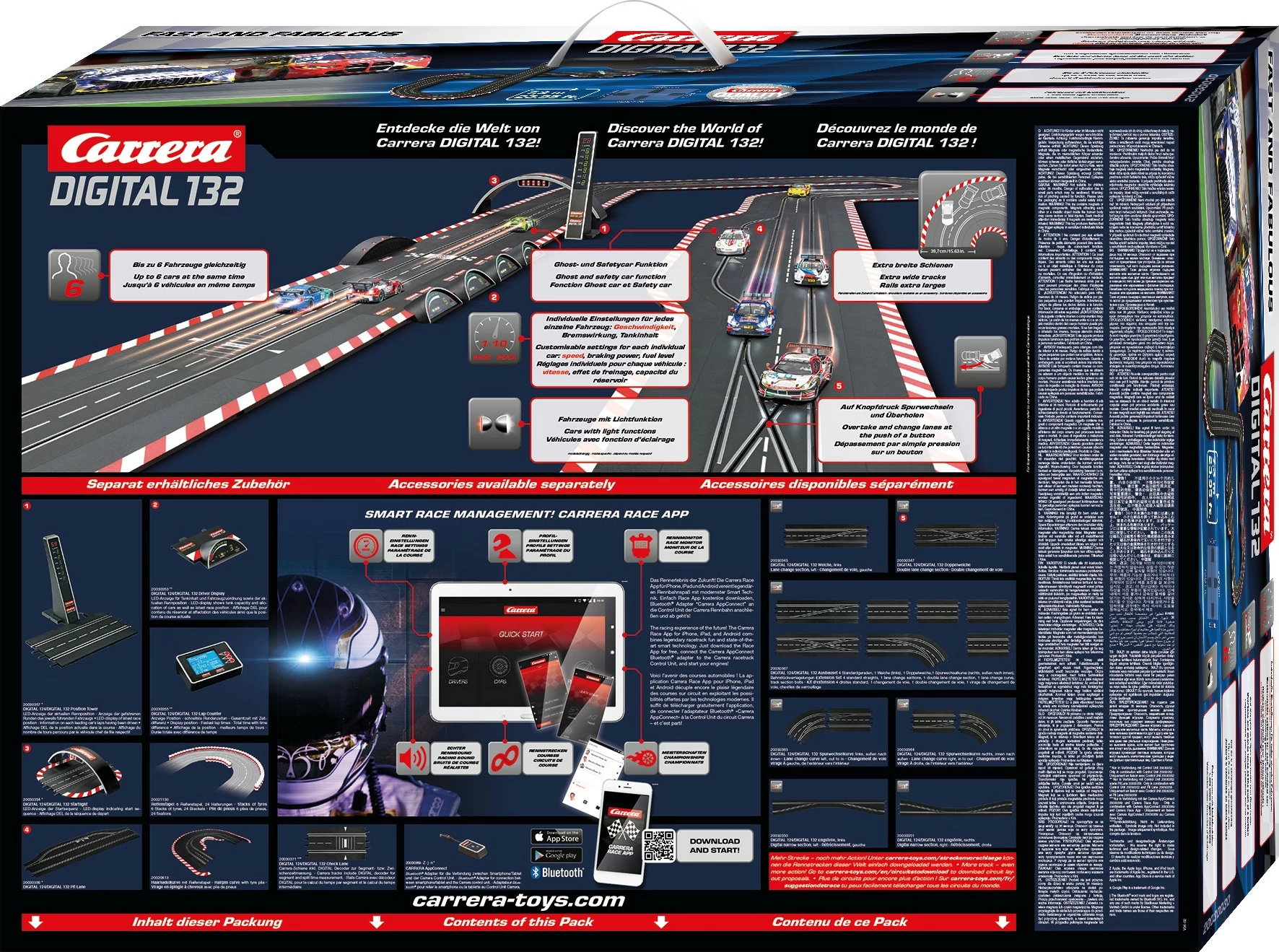 Set garash Carrera Digital 132, Fast and Fabulous