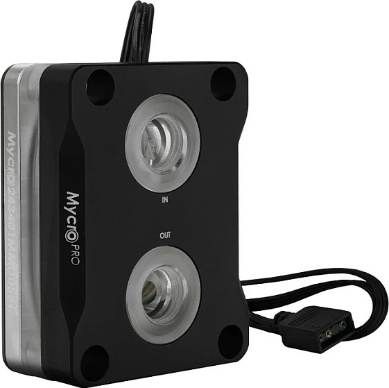 Bllok ftohës uji Thermal Grizzly Intel Mycro Direct-Die Pro RGB, i zi/transparent