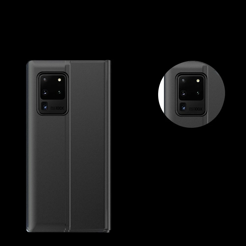 Mbështjellës Hurtel për Samsung Galaxy A72 4G, tip bookcase me kickstand, i zi
