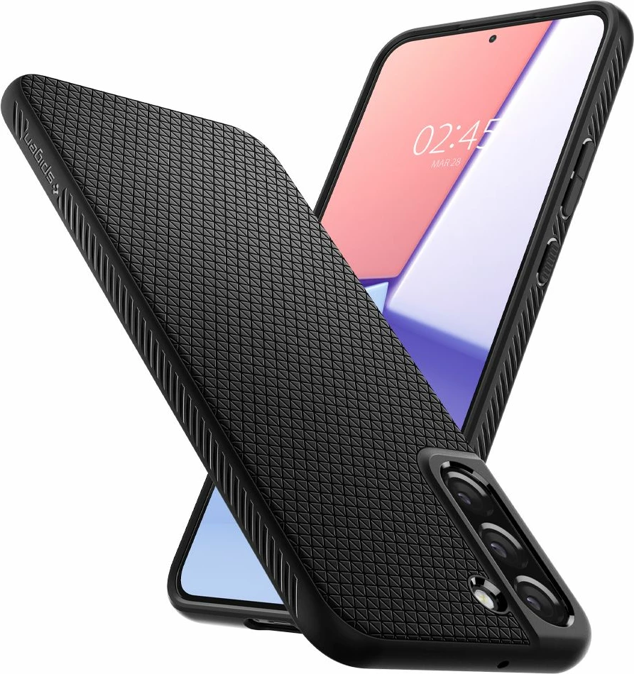 Mbështjellës Spigen Liquid Air për Samsung Galaxy S22, Matte Black