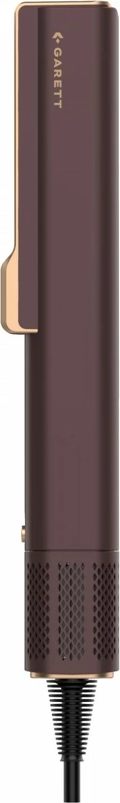 drejtuese flokësh me ajër 2-në-1, Garett Beauty AeroGlow, tharëse + drejtues, rregullim temperature dhe rrjedhe ajri, ekran LCD, kafe