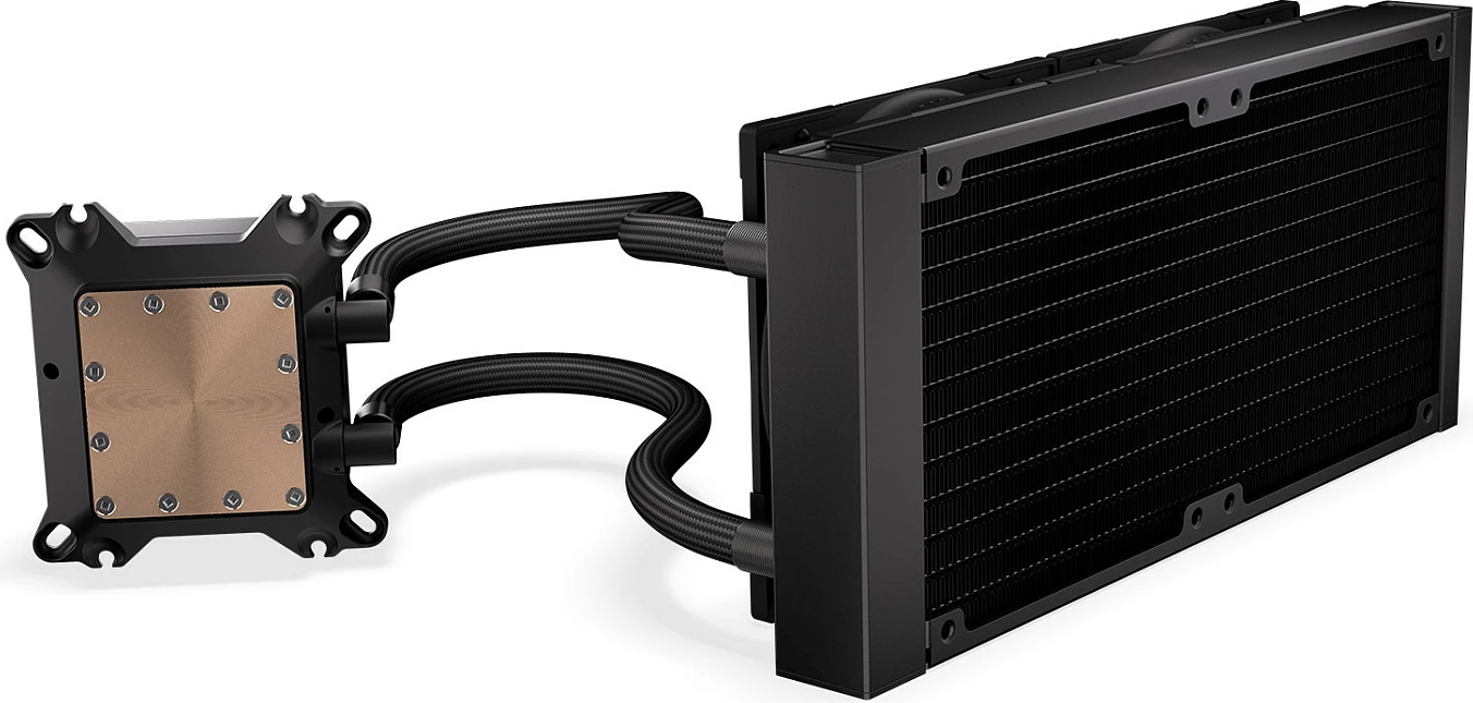 Ftohës uji AIO për CPU Endorfy Navis F240 ARGB, radiator 240mm, 2x120mm, i zi
