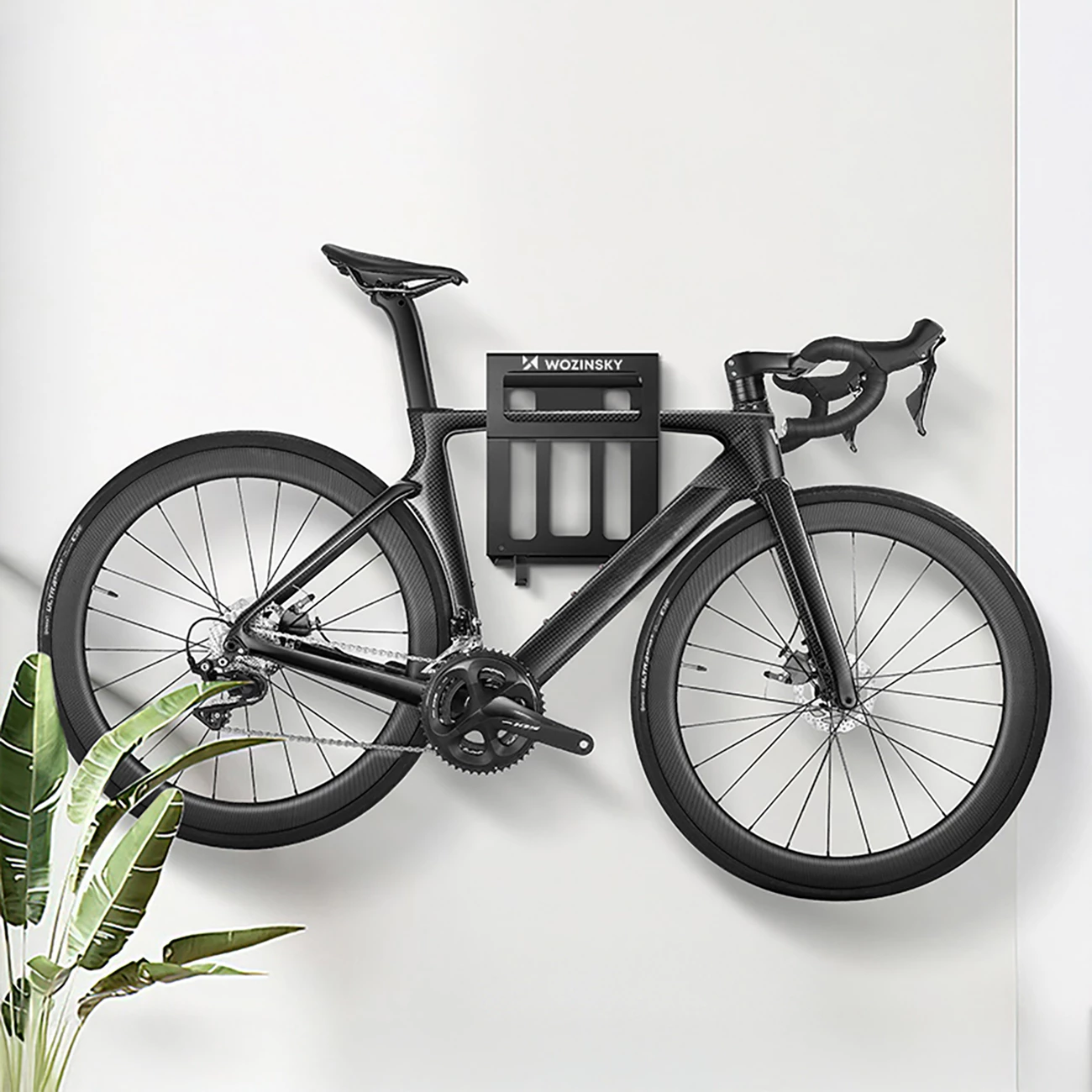 mbajtëse muri për biçikletë Wozinsky WSW-01S, deri 25 kg, me komplet montimi, e zezë