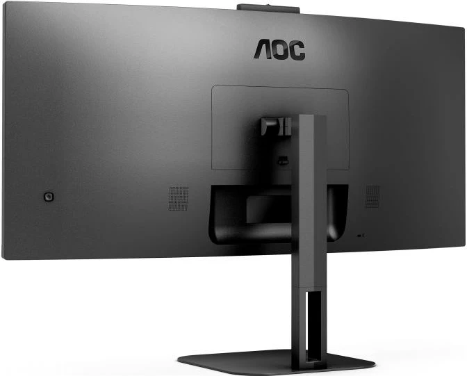Monitor AOC CU34V5CW/BK 34" i lakuar QHD UltraWide VA USB-C 65W me webcam, zi