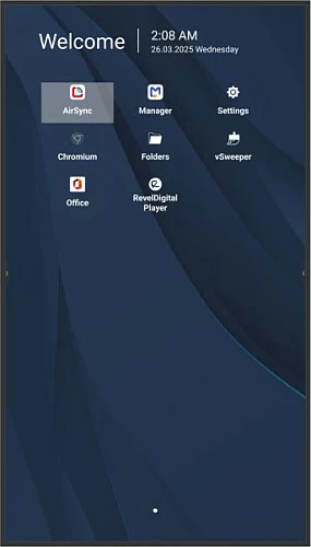 Ekran komercial ViewSonic CDE31 86" 4K UHD, Android 14, 8GB RAM, 32GB, Wi‑Fi, 24/7