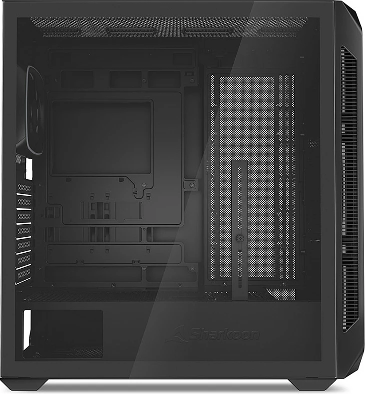 Kasë Sharkoon AK5G RGB, Midi Tower, xham i temperuar, e zezë