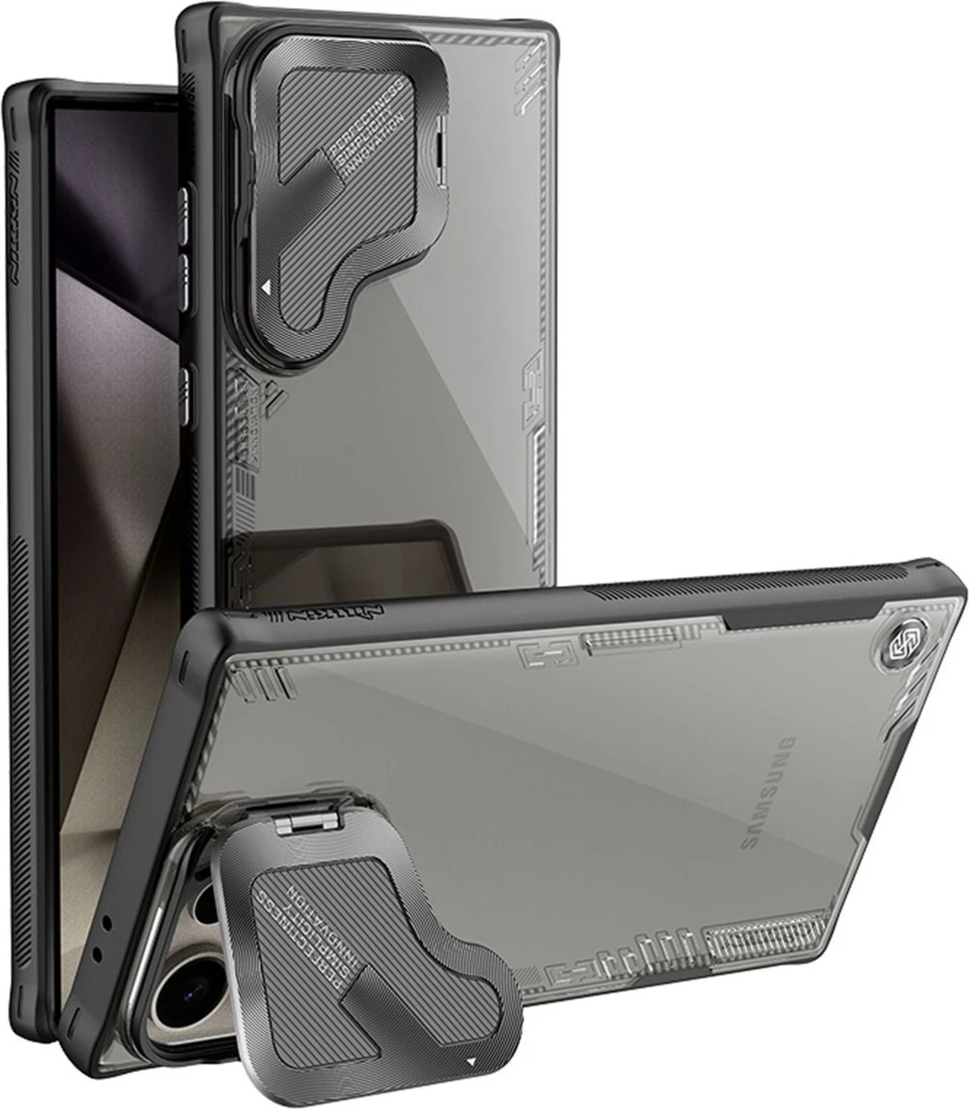 Mbështjellës Nillkin Iceblade Prop për Samsung Galaxy S24 Ultra, i zi