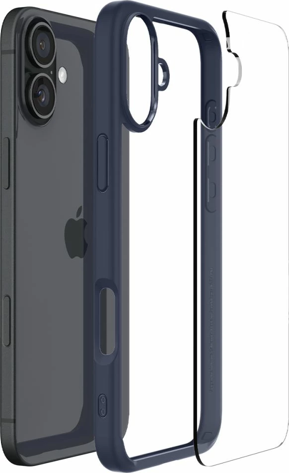 Mbështjellës Spigen Ultra Hybrid MagSafe për iPhone 16, Blu