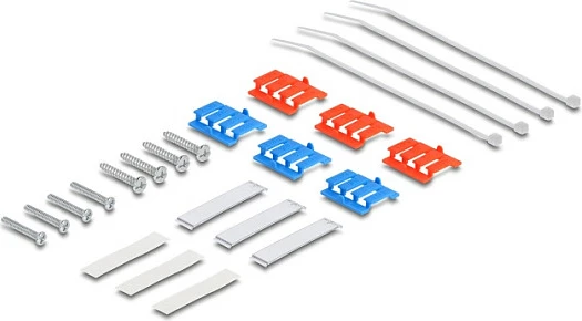 Kuti Keystone DeLOCK 6-port, për fibër optike dhe rrjet, e bardhë