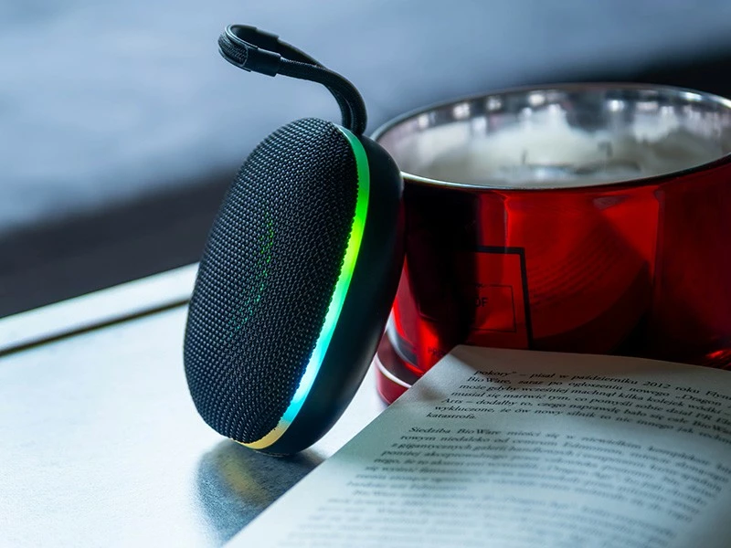 Altoparlant portativ, Tracer Quasar TWS BT TRAGLO47763, 5W, Bluetooth 5.3, TWS, FM radio, microSD/USB, bateri 500 mAh, i zi