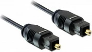 Kabllo optike audio DeLOCK Toslink 2 m, TOSLINK-M në TOSLINK-M, e zezë