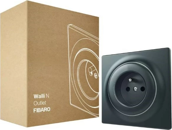 Prizë FIBARO Walli Outlet N Type E, Anthracite