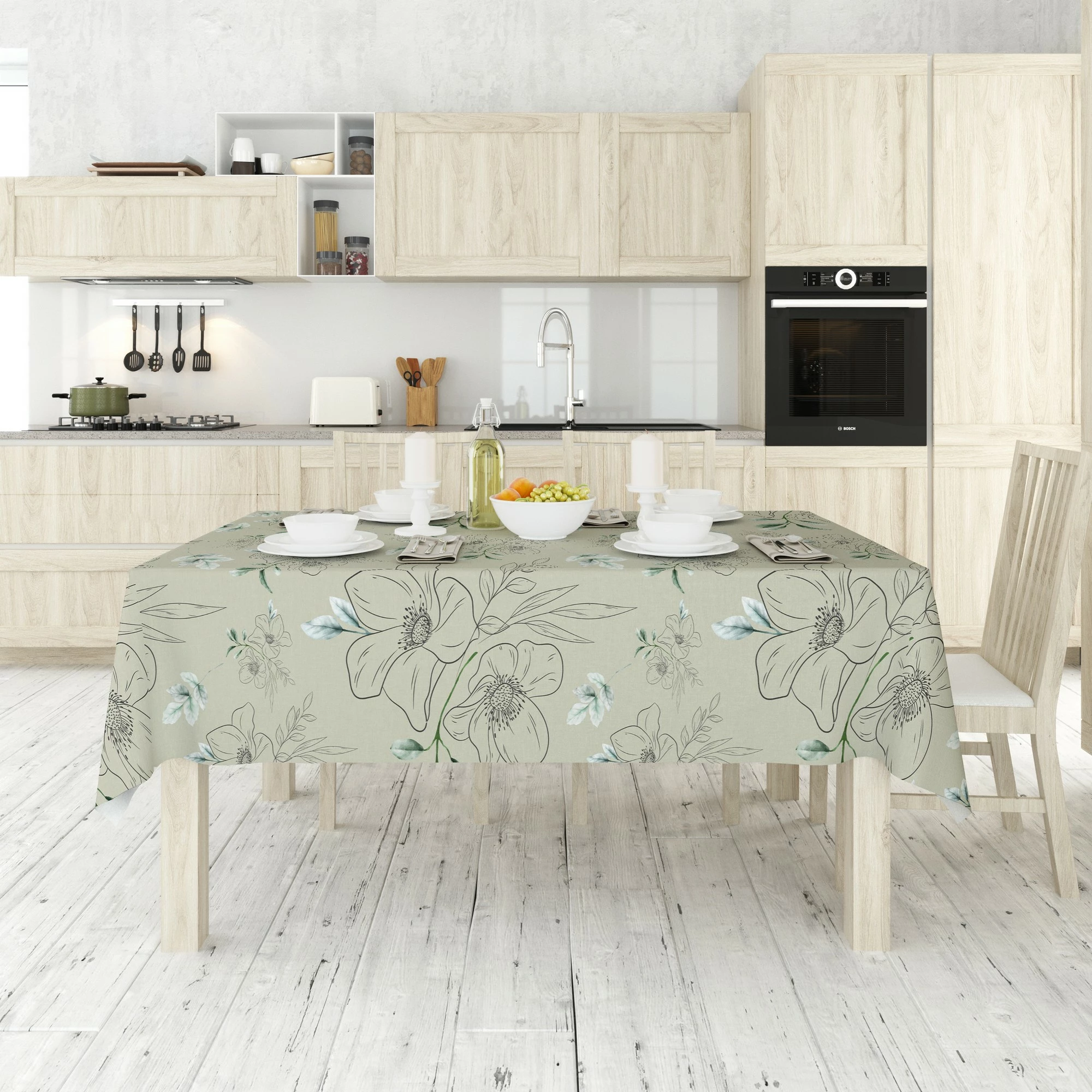 Mbulesë tavoline Hermia, Asr-tblclt25-47, 140x300 cm
