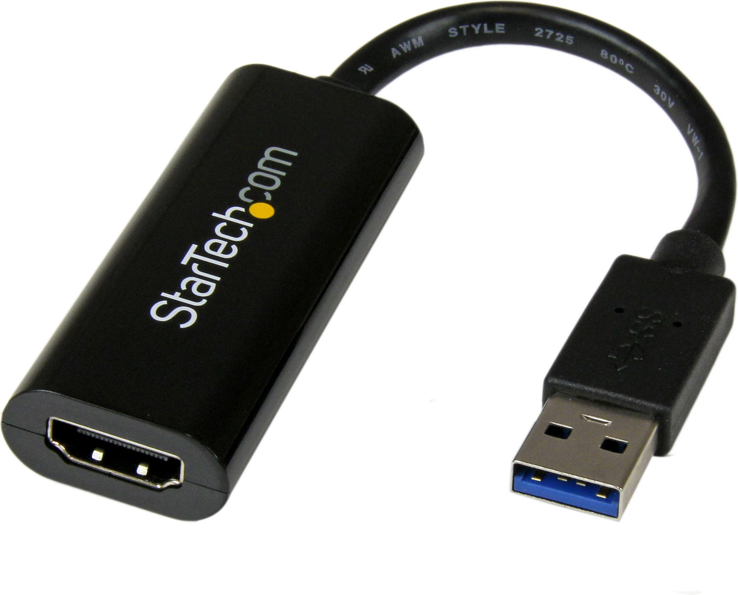 Adapter USB 3.0 në HDMI StarTech USB32HDES, 1080p/1920x1200, i zi