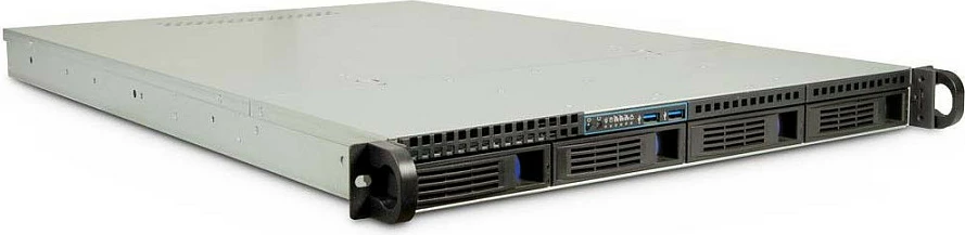 Kasë serveri Inter-Tech IPC 1U-1404, Rack 19inç, 1U, ATX/EATX/micro ATX/Mini-ITX/SSI EEB, Hot-swap, e zezë/inoks