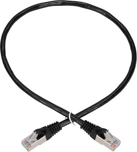 Kabllo rrjeti Extralink Cat5e FTP, 0.5 m, RJ45-RJ45, bakër, e zezë