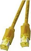 Kabllo rrjeti EFB Elektronik RJ45 Cat6a S/FTP LSZH 10m, e verdhë