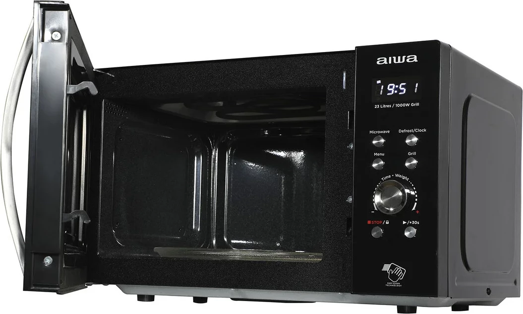 Mikrovalë AIWA MW-230DG/BK, 23 L, 800W+1000W, e zezë