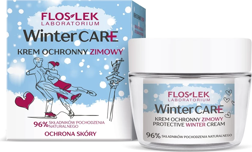 Krem mbrojtës për fytyrë për femra Floslek Winter Care 50ml