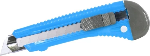 Thikë prerëse MEGA 30048, teh i zëvendësueshëm 18 mm, 150 mm, blu