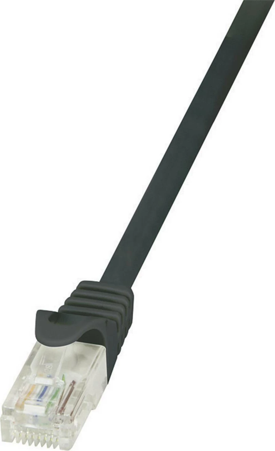 Kabllo rrjeti LogiLink  CAT 6 U/UTP, 3m, e zezë