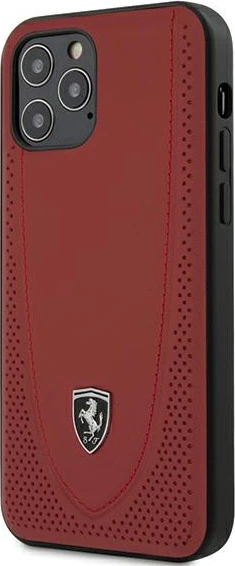 Mbështjellës Ferrari FEOGOHCP12MRE për iPhone 12/12 Pro 6.1", Off Track Perforated, Kuq