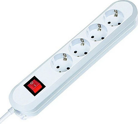 Shirit prizash Bachmann SMART, 4x Schuko, me ndërprerës, kabllo 1.5m, e bardhë
