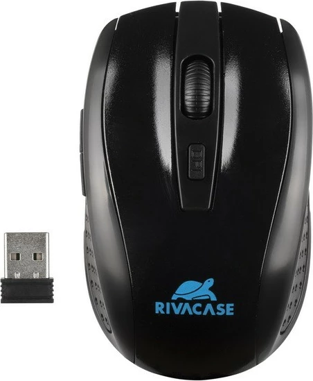 Kasë laptopi RIVACASE Regent 15.6 inç me maus wireless, e zezë