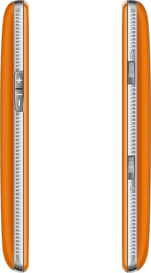 Telefon me butona Evolveo Easyphone XR, ekran me ngjyra, taste të mëdha, buton SOS, Bluetooth, radio FM, kamerë, Type-C, me bazë karikimi, portokalli