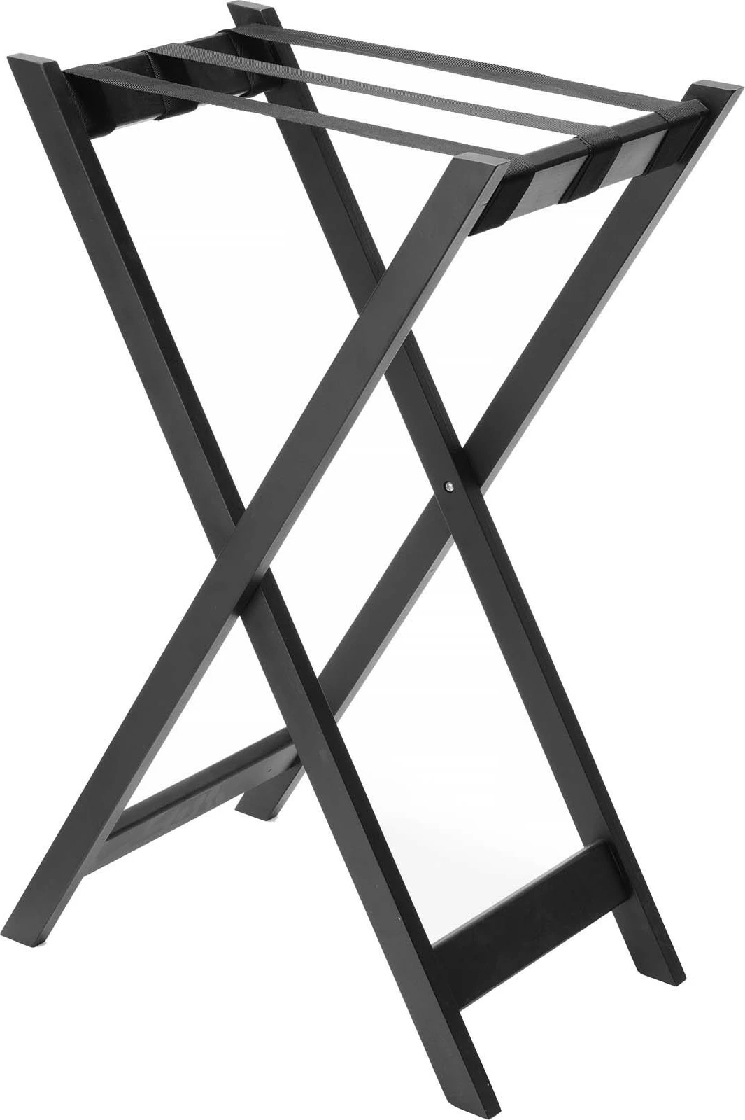 Stendë tabaka palosëse, Fine Dine, Madeira Black Teakstand 980/830 mm, dru, e zezë/kafe