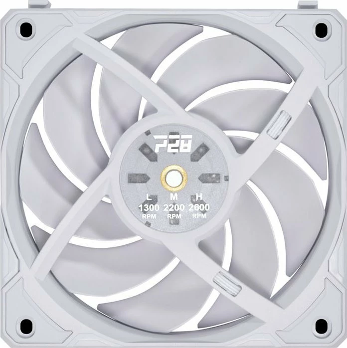 Ventilator PC Lian Li UNI FAN P28 UF-P28120-3W 120 mm PWM 2600 RPM 3-pack, i bardhë
